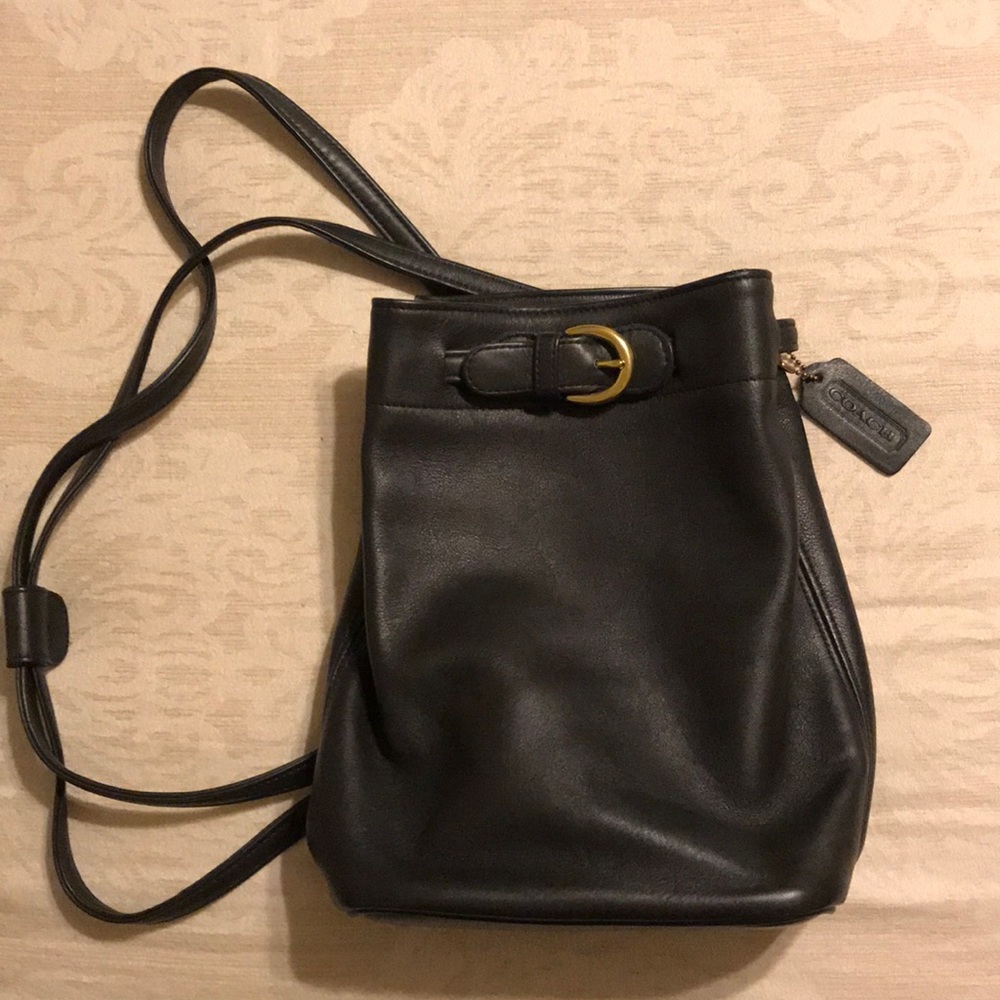 Vintage Coach leather small backpack